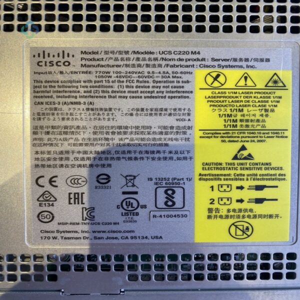 S2E5NXAH10460 AIR-CT5520-K9  Wireless LAN Controller - Image 2