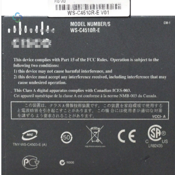 WS-C4510R+E Mountable Ethernet Switch WS-C4510R+E - Image 5